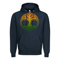 Navy tree of life merch Zipper Hoodie - trangStudio