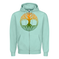 Seafoam tree of life merch Zipper Hoodie - trangStudio