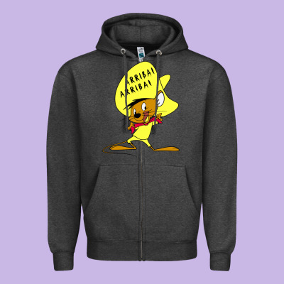 Speedy Gonzales Arriba Zipper Hoodie Designed By Floraart