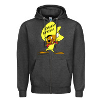 Charcoal Heather speedy gonzales arriba Zipper Hoodie - FloraArt