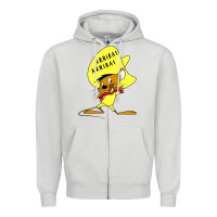 Dove Grey speedy gonzales arriba Zipper Hoodie - FloraArt