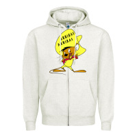 Oatmeal Heather speedy gonzales arriba Zipper Hoodie - FloraArt