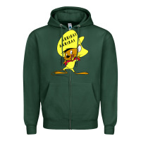 Sports Green speedy gonzales arriba Zipper Hoodie - FloraArt