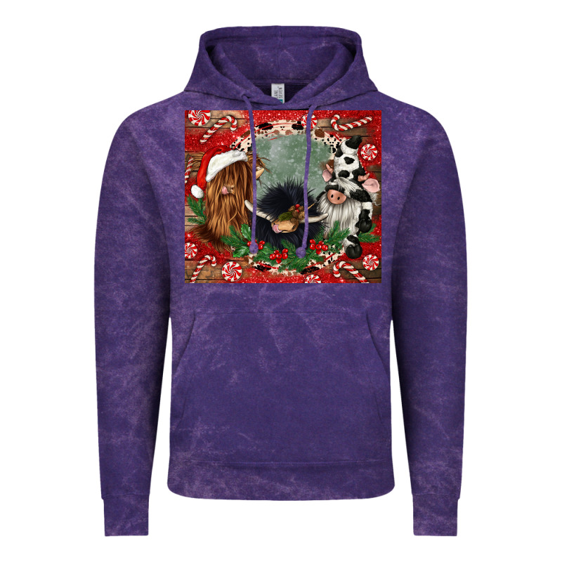 Christmas Heifer Cow  Gnomies Vintage Hoodie by CowGirlArtShop | Teevron