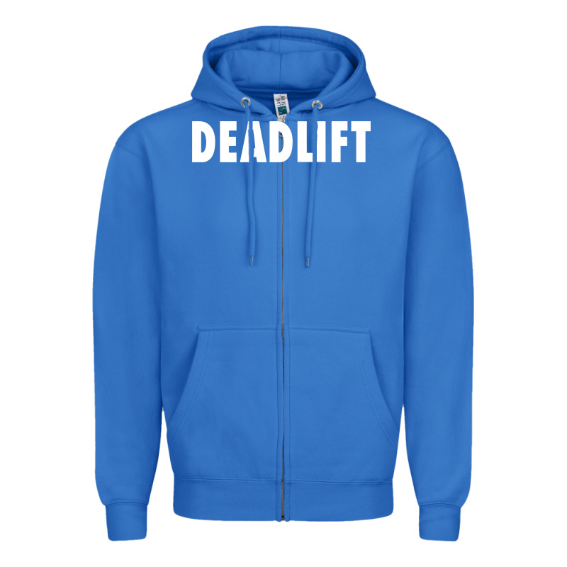 Deadlift Zipper Hoodie by FloraArt | Teevron