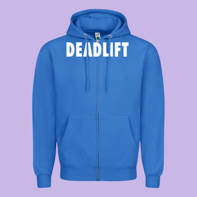 Deadlift Zipper Hoodie Designed By Floraart