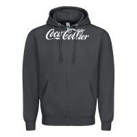 Smoke Coca Collier Zipper Hoodie - FloraArt