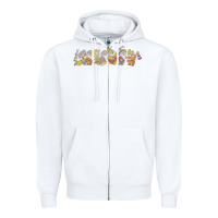 White Snow White And The Seven Dwarfs Marching In Line Zipper Hoodie - FloraArt