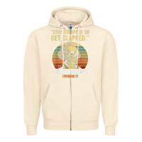 Sandshell stay strapped or get clapped george washington Zipper Hoodie - FloraArt