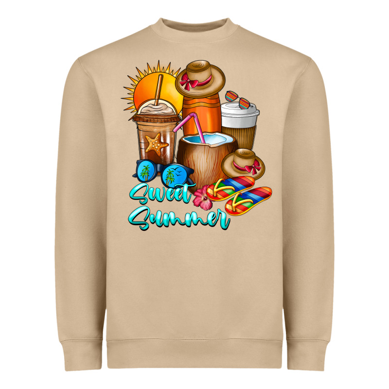 Sweet Summer Heavyweight Sweatshirt by CowhideDigitalArt | Teevron