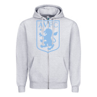 Heather Grey good-aston-villa-f.c .-club Zipper Hoodie - FloraArt