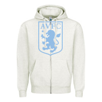 Oatmeal Heather good-aston-villa-f.c .-club Zipper Hoodie - FloraArt