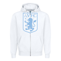 White good-aston-villa-f.c .-club Zipper Hoodie - FloraArt