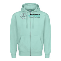 Seafoam formula one team Zipper Hoodie - FloraArt