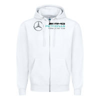 White formula one team Zipper Hoodie - FloraArt