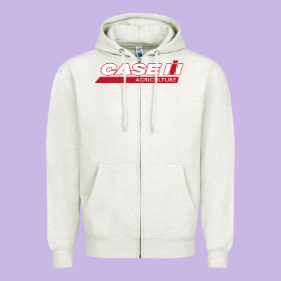 Case-ih Zipper Hoodie Designed By Floraart