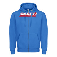 True Royal case-ih Zipper Hoodie - FloraArt