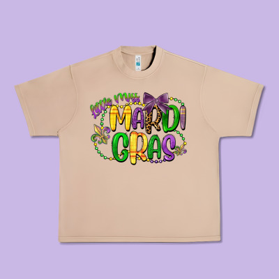 Little Miss Mardi Gras Urban Heavy Tee Designed By Cowgirlartshop