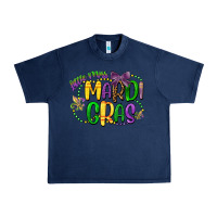 Navy little miss mardi gras Urban Heavy Tee - CowGirlArtShop