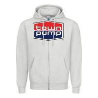 Dove Grey town pump Zipper Hoodie - FloraArt