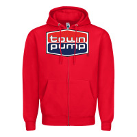 Red town pump Zipper Hoodie - FloraArt
