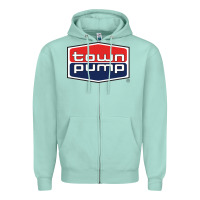 Seafoam town pump Zipper Hoodie - FloraArt