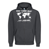 Smoke Seven Continents Shirt Zipper Hoodie - FloraArt