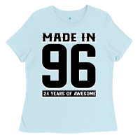 Baby Blue Made In 96 24 Years Of Awesome Ladies Tee - Bettercallsaul
