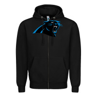 Black thesportcarolinapantherslogo Zipper Hoodie - FloraArt