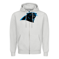 Dove Grey thesportcarolinapantherslogo Zipper Hoodie - FloraArt
