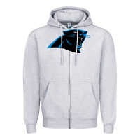 Heather Grey thesportcarolinapantherslogo Zipper Hoodie - FloraArt