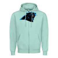 Seafoam thesportcarolinapantherslogo Zipper Hoodie - FloraArt