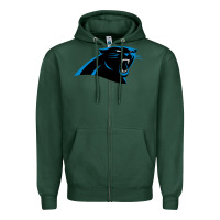 Sports Green thesportcarolinapantherslogo Zipper Hoodie - FloraArt