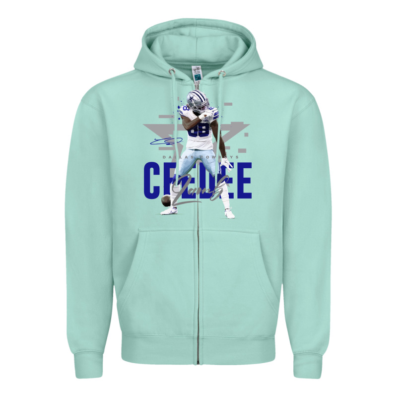 Ceedee Lamb Zipper Hoodie by FloraArt | Teevron