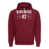 Burgundy funny group costume three blind mice 2 t shirt Zipper Hoodie - FloraArt