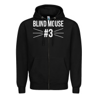 Black funny group costume three blind mice 3 t shirt Zipper Hoodie - FloraArt