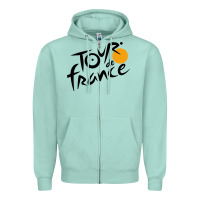 Seafoam tour de france cycling Zipper Hoodie - ArtMosaic