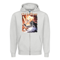 Dove Grey Clash of the Titans (Transparent) Zipper Hoodie - ArtMosaic