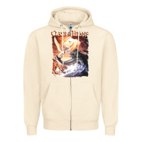 Sandshell Clash of the Titans (Transparent) Zipper Hoodie - ArtMosaic