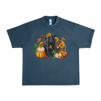 Midnight Navy Fall black angus Urban Heavy Tee - RanaPortraitStore