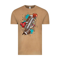 Vintage Camel Football lightning bolt leopard Vintage Tee - HowdyJamesFarm