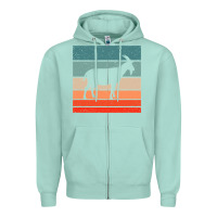 Seafoam goat goats retro style vintage 140 goat lover Zipper Hoodie - ArtMosaic