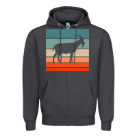 Smoke goat goats retro style vintage 140 goat lover Zipper Hoodie - ArtMosaic