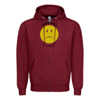 Burgundy Everclear 6 Zipper Hoodie - ArtMosaic