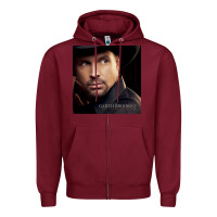 Burgundy Garth Brooks The ultimate hits Zipper Hoodie - ArtMosaic