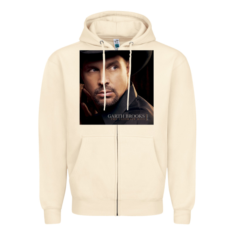 Garth Brooks The Ultimate Hits Zipper Hoodie by ArtMosaic | Teevron