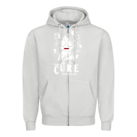 Dove Grey Limited Edition The-Cure-Robert-Smith Zipper Hoodie - ArtMosaic