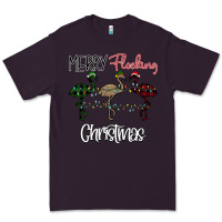 Plum Merry Flocking Christmas Premium Tee - Bettercallsaul