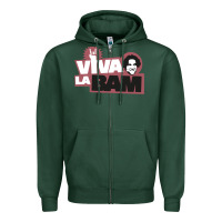 Sports Green viva la bam Zipper Hoodie - ArtMosaic