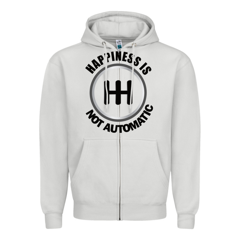 Happiness Is Not Automatic..save The Manuals.. 3 Pedals Cars Lovers Gi Zipper Hoodie by ArtMosaic | Teevron